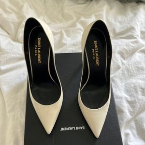 Saint Laurent Heels - white size 36 (size 6)